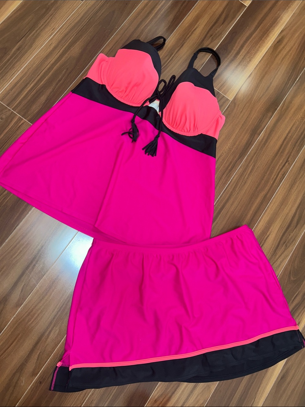 Size 14 / 40D Swim by Cacique tankini set